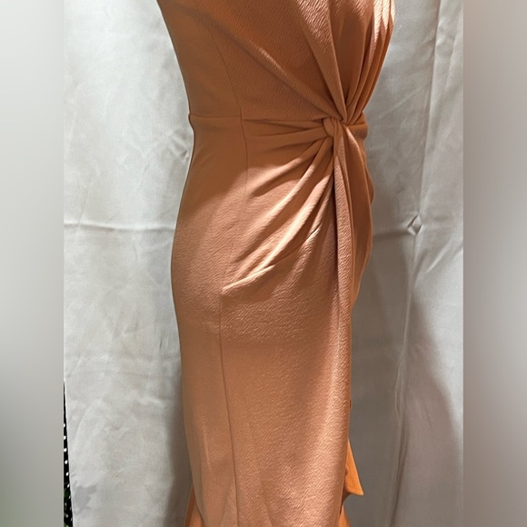 Selfie Leslie NWT PROM QUEEN BANDEAU MIDI DRESS BLUSH Size Small - Picture 5 of 8